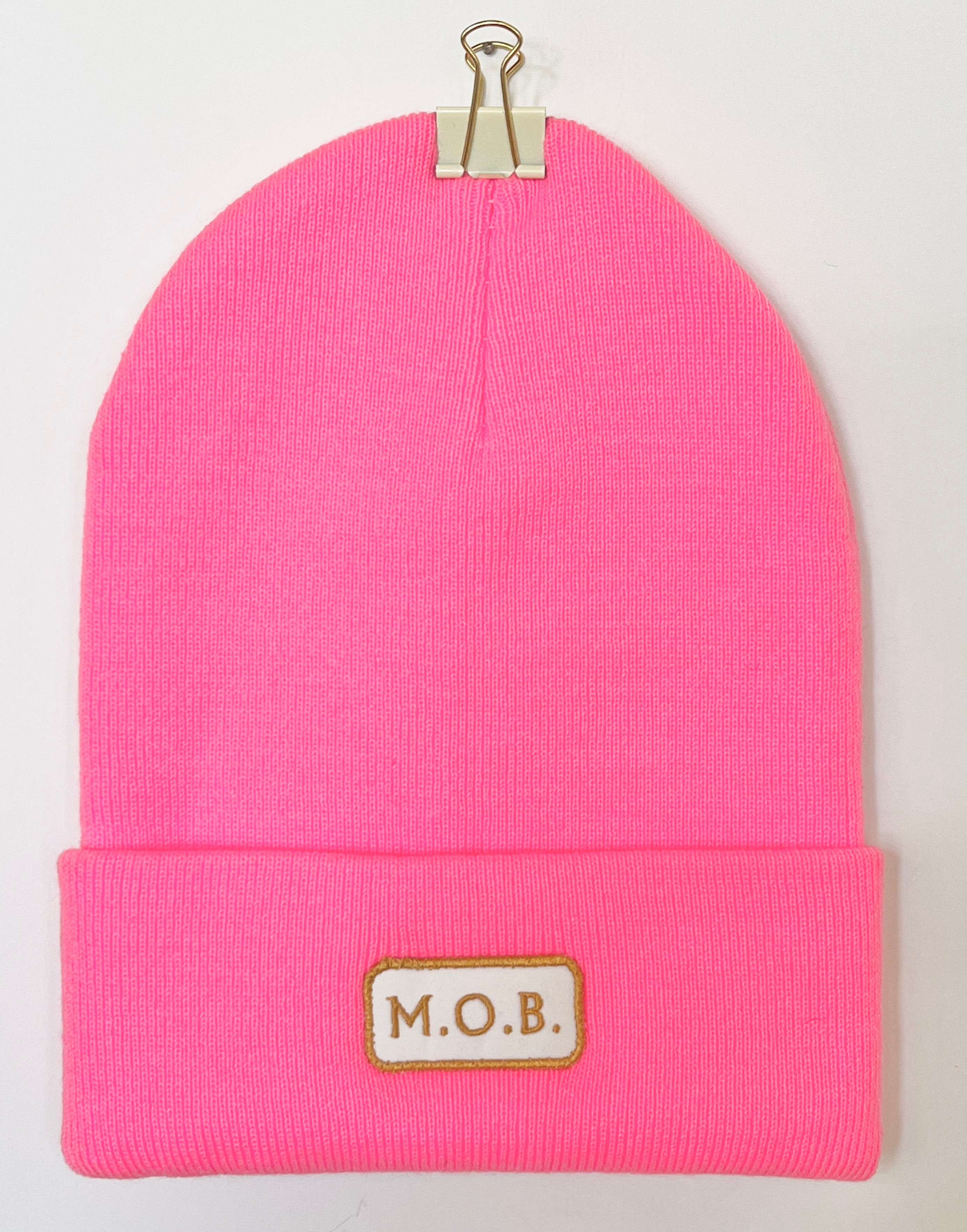 LV Patch Beanies - Pink – Pink Magnolia Boutique LLC