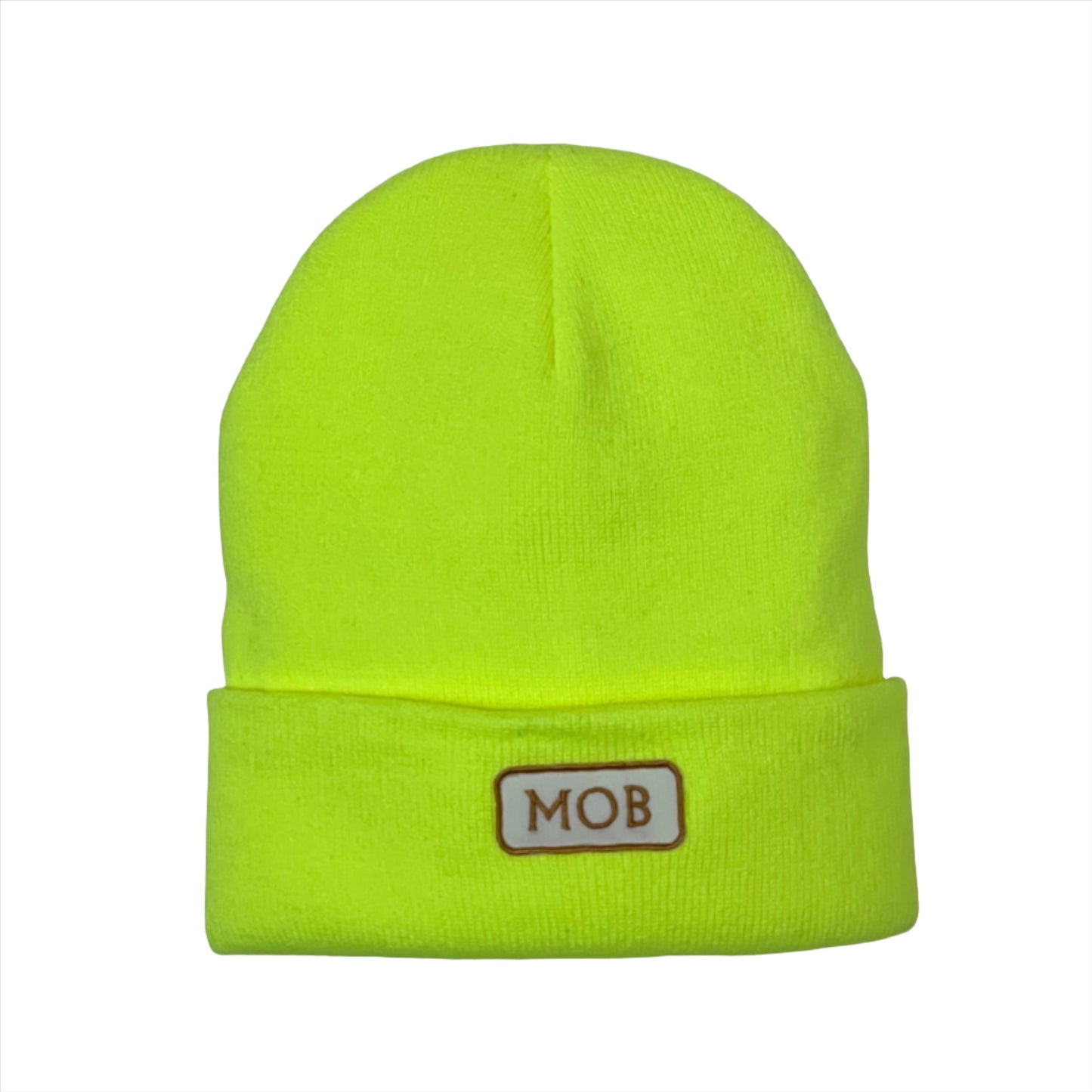 Neon Yellow MOB Beanie