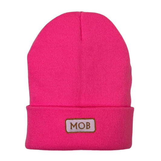 Bright Pink MOB Beanie