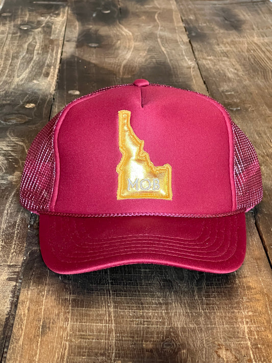 Maroon Idaho Hat