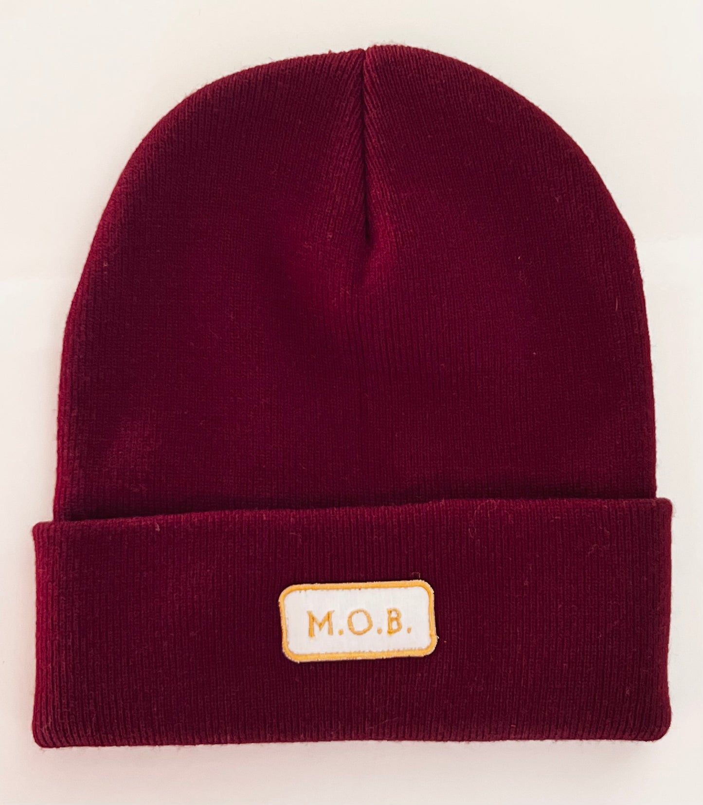 Maroon MOB Beanie