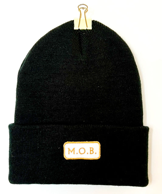 Black MOB Beanie