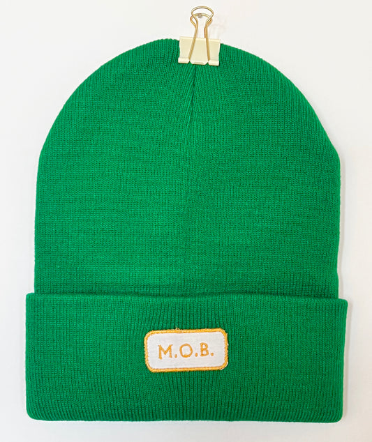 Green MOB Beanie