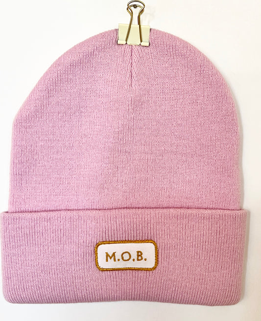 Light Pink MOB Beanie